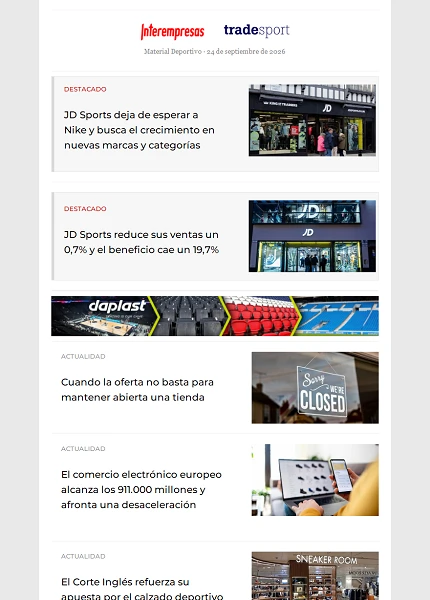 Newsletter TradeSport Newsletter TradeSport