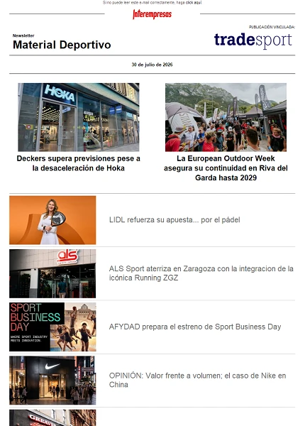 Newsletter TradeSport