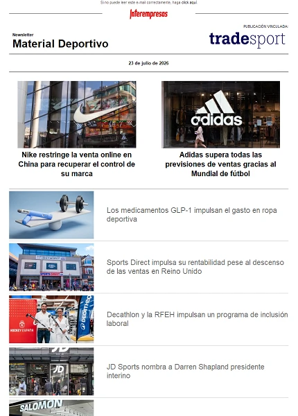 Newsletter TradeSport Newsletter TradeSport