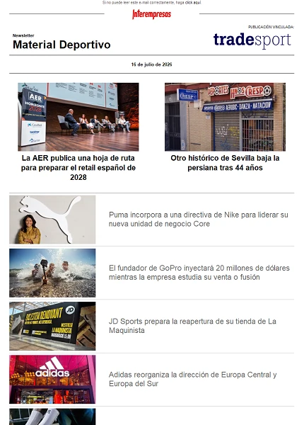 Newsletter TradeSport Newsletter TradeSport