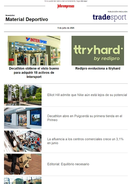 Newsletter TradeSport Newsletter TradeSport