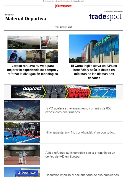 Newsletter TradeSport Newsletter TradeSport