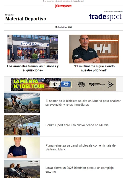 Newsletter TradeSport
