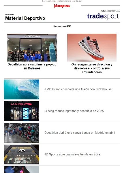 Newsletter TradeSport