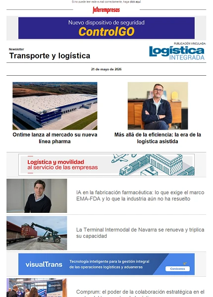 Newsletter Transporte y logística Newsletter Transporte y logística
