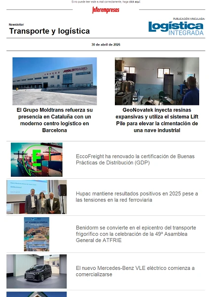 Newsletter Transporte y logística
