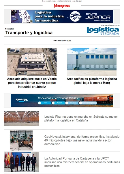 Newsletter Transporte y logística