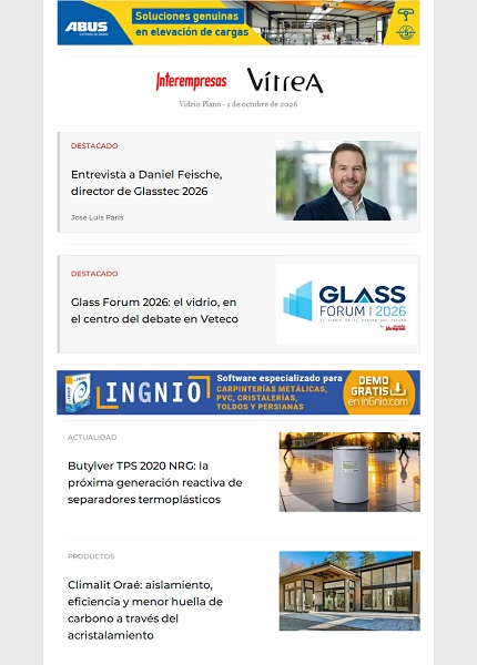 Newsletter Vidrio Plano Newsletter Vidrio Plano