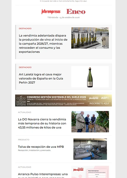 Newsletter Vitivinícola Newsletter Vitivinícola