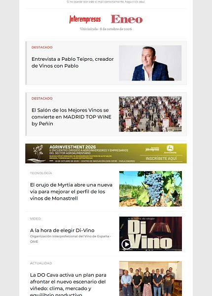 Newsletter Vitivinícola Newsletter Vitivinícola