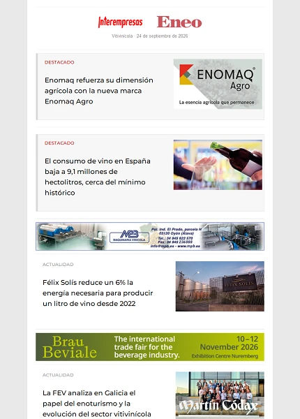 Newsletter Vitivinícola