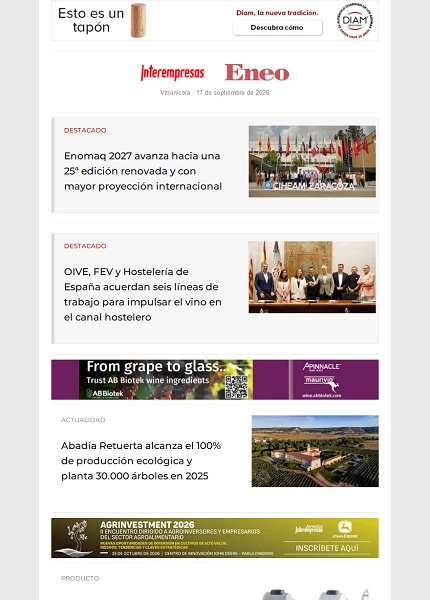 Newsletter Vitivinícola