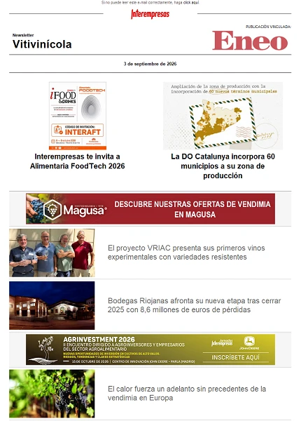 Newsletter Vitivinícola
