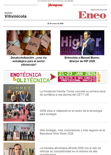 Newsletter Vitivinícola