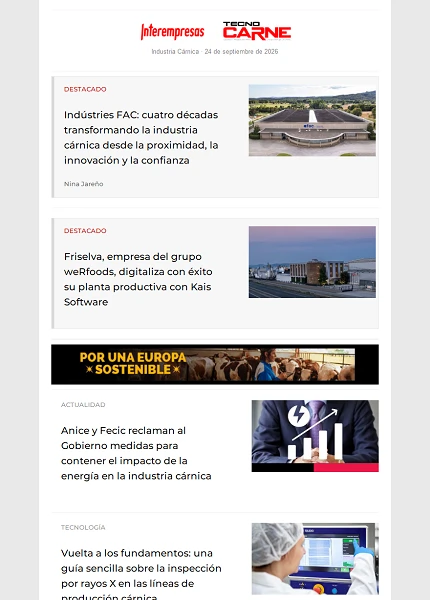 Newsletter Industria Cárnica Newsletter Industria Cárnica