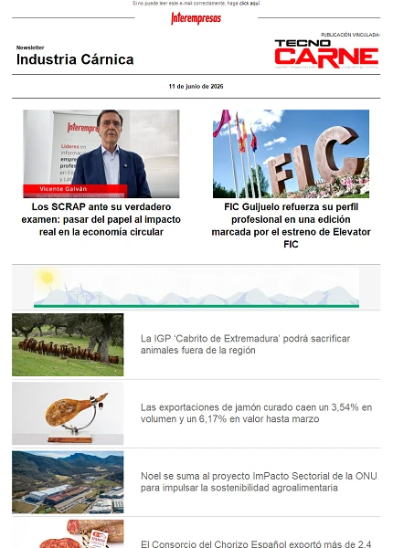 Newsletter Industria Cárnica Newsletter Industria Cárnica