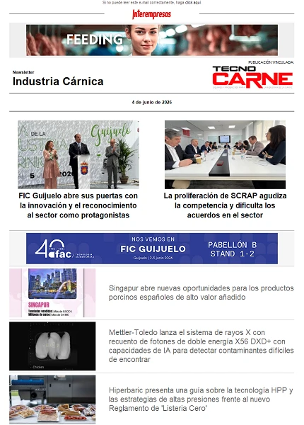 Newsletter Industria Cárnica