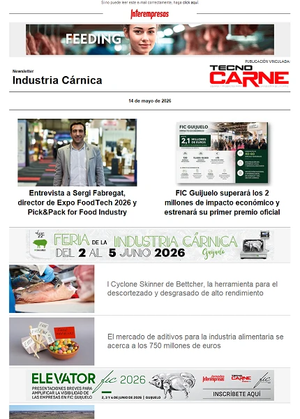 Newsletter Industria Cárnica