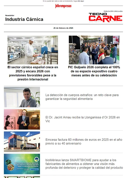 Newsletter Industria Cárnica