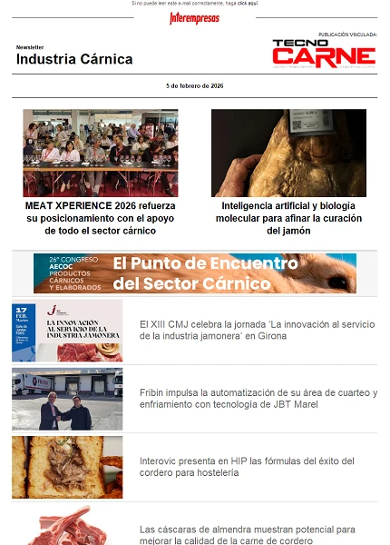 Newsletter Industria Cárnica