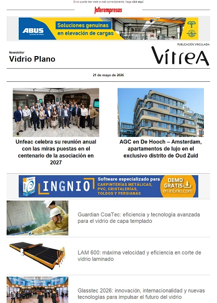 Newsletter Vidrio Plano Newsletter Vidrio Plano