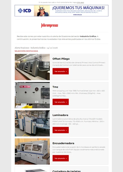 Alerta ocasiones Gr�ficas