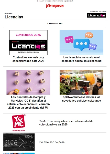 Newsletter de Licencias Newsletter de Licencias