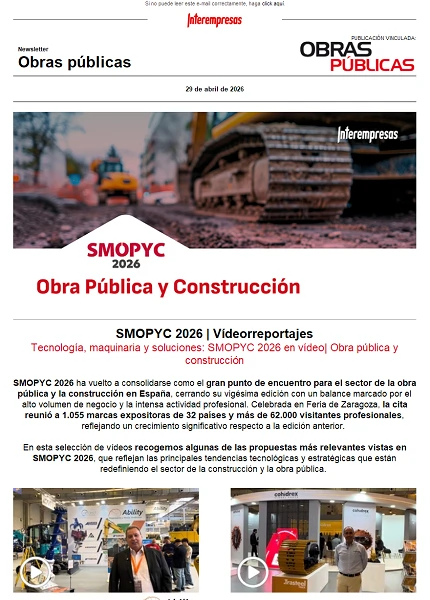 Newsletter Obras públicas