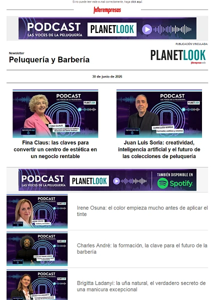 Newsletter Peluquería Newsletter Peluquería