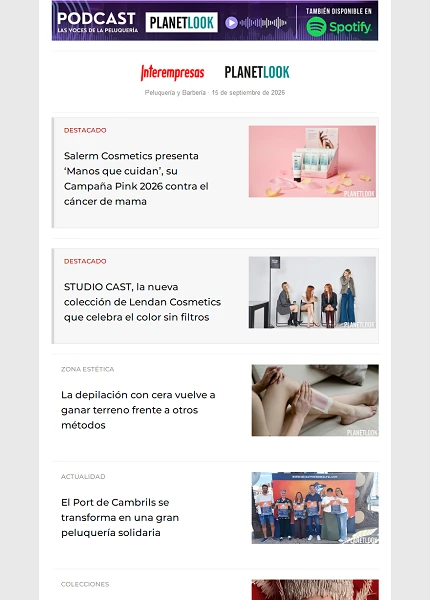 Newsletter Peluquería Newsletter Peluquería