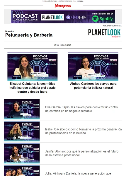 Newsletter Peluquería