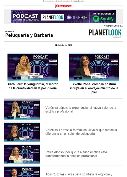 Newsletter Peluquería Newsletter Peluquería