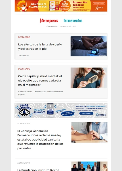 Newsletter Farmaventas