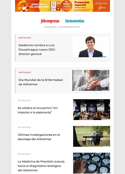 Newsletter Farmaventas