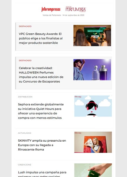 Ventas de Perfumer�a