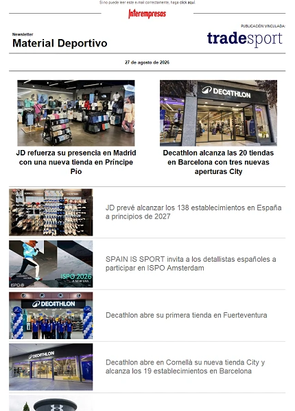Newsletter TradeSport Newsletter TradeSport