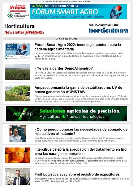 Newsletter Horticultura