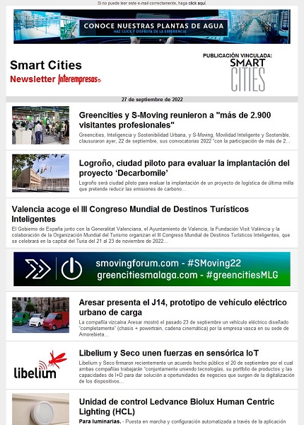 Newsletter Smart Cities