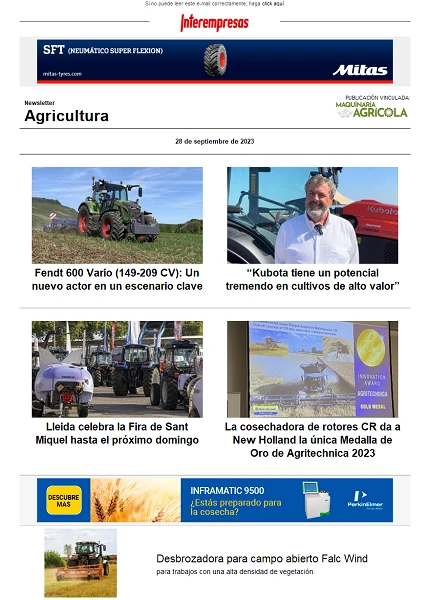 Newsletter Agrícola