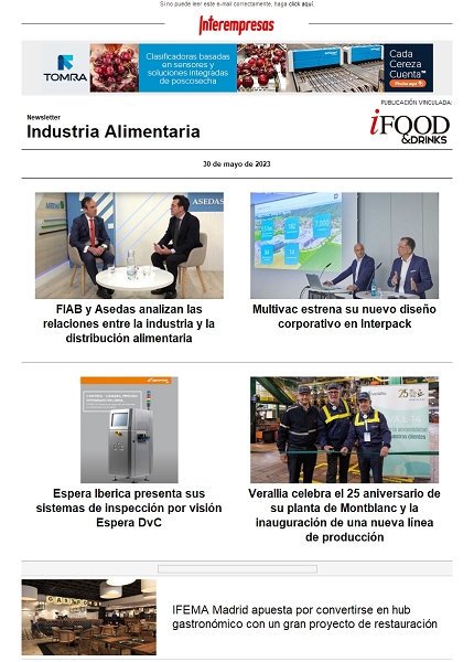 Newsletter Industria alimentaria