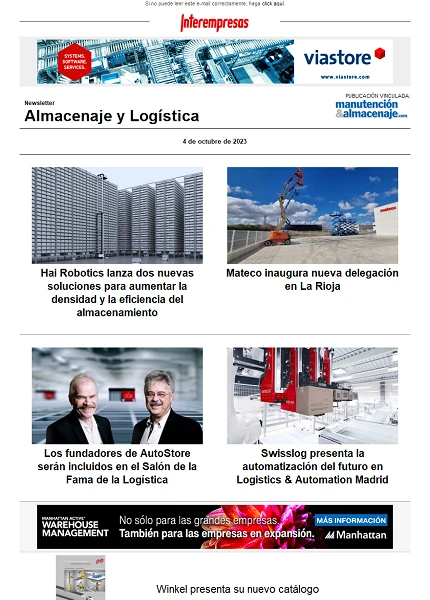 Newsletter Almacenaje y Logística