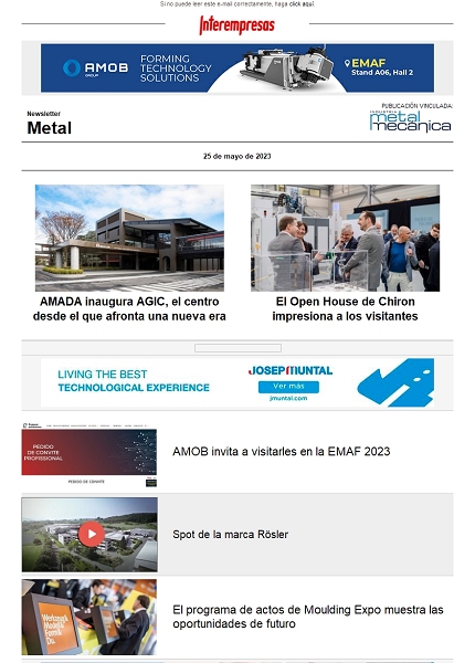 Newsletter Metal