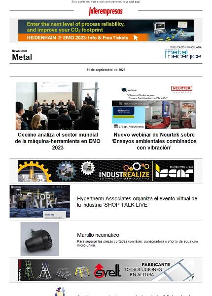 Newsletter Metal