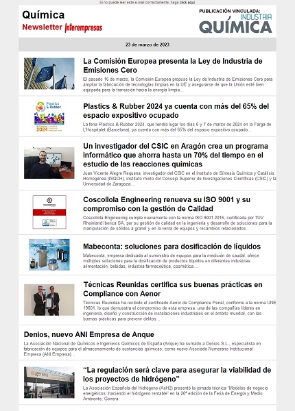 Newsletter Química