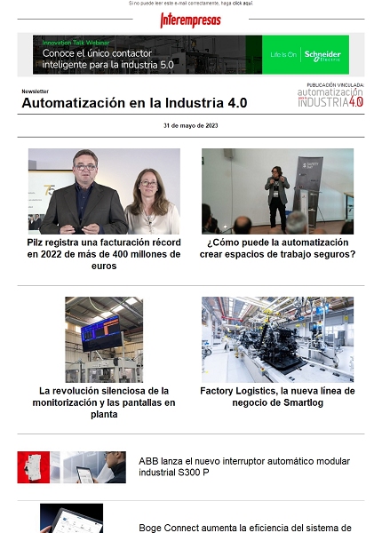 Newsletter Automatización y Componentes