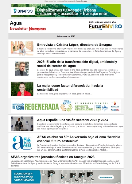 Newsletter Industria del Agua