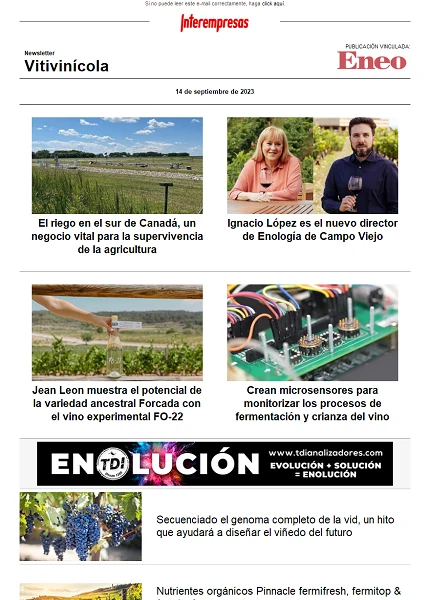 Newsletter Vitivinícola