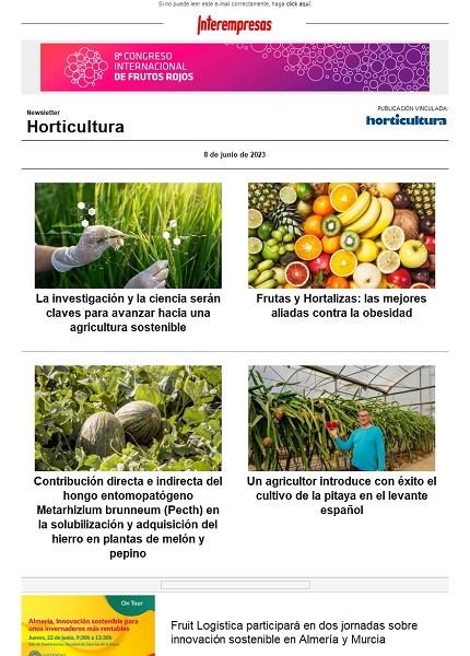 Newsletter Horticultura