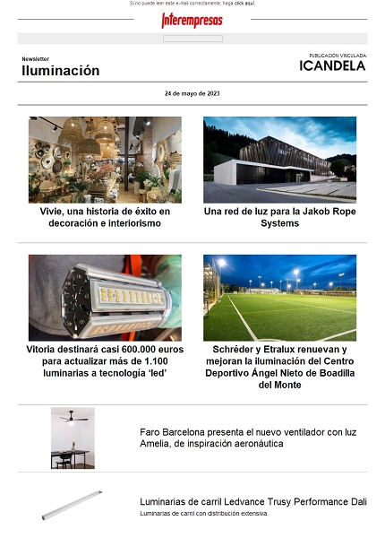 Newsletter Iluminación