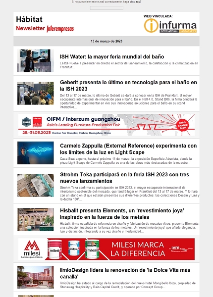 Newsletter Hábitat